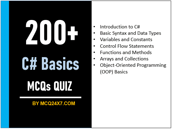 C# Basics MCQs