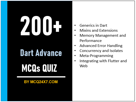 Dart Advance MCQs