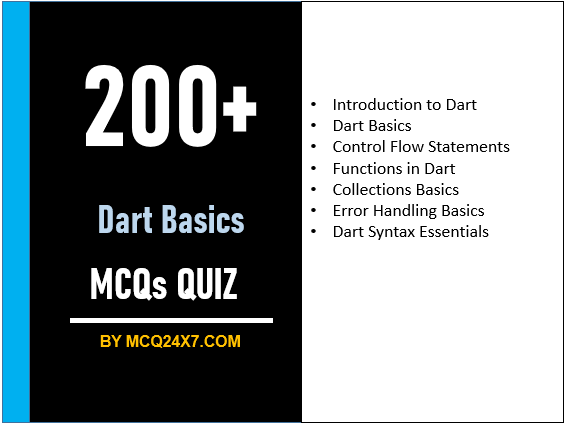 Dart Basics MCQs