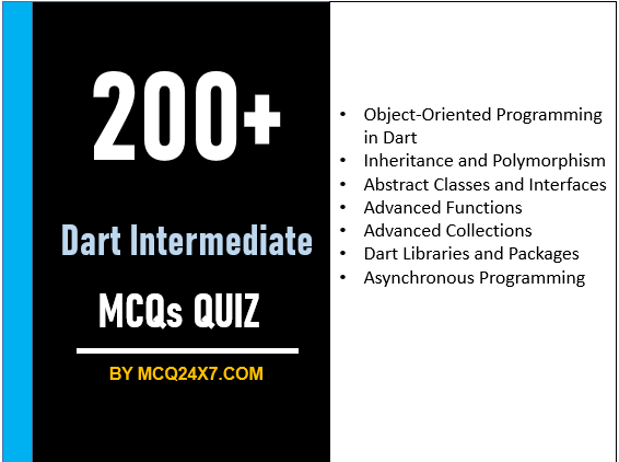 Dart Intermediate MCQs