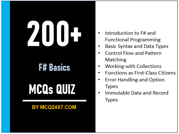 F# Basics MCQs