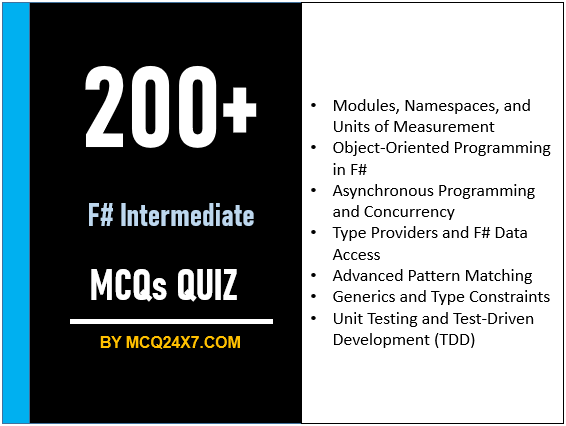 F# Intermediate MCQs