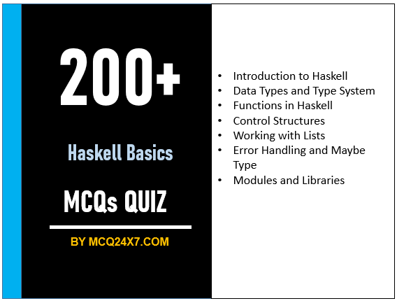Haskell Basics MCQs