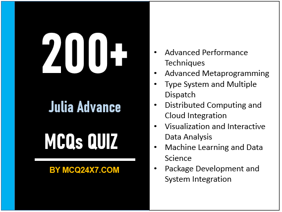 Julia Advance MCQs