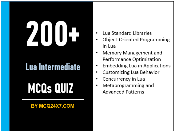 Lua Advance MCQs