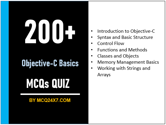 Objective-C Basics MCQs
