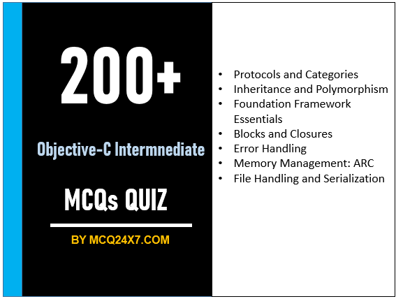 Objective-C Intermediate MCQs