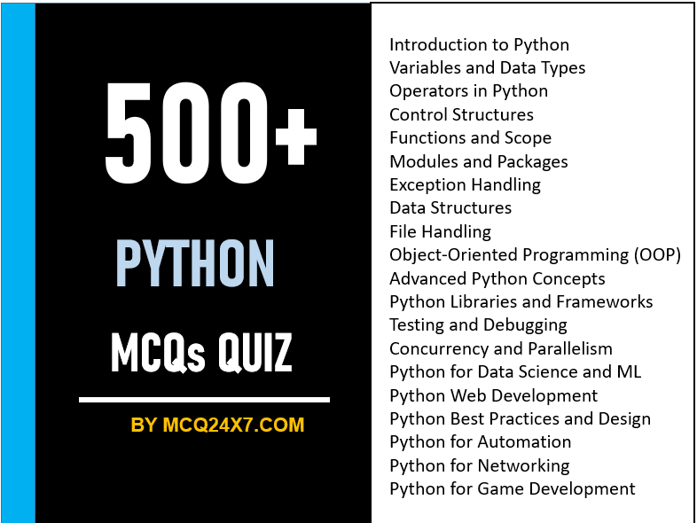 PYTHON MCQS COLLECTION