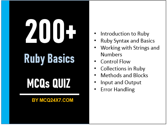 Ruby Basics MCQs