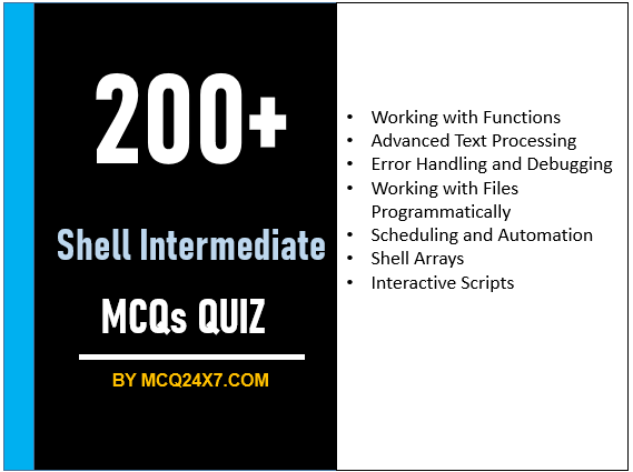 Shell Intermediate MCQs