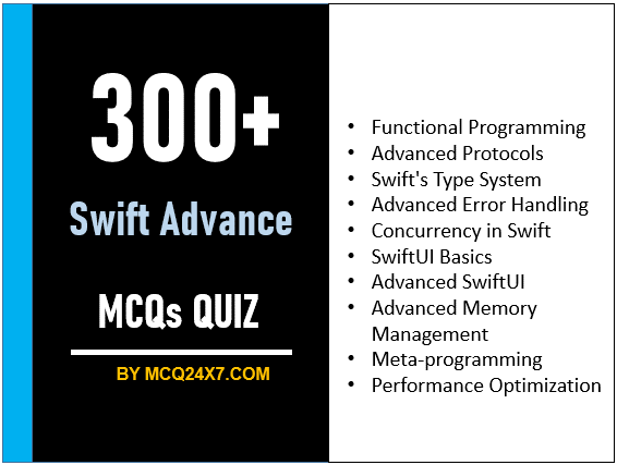 Swift Advance MCQs