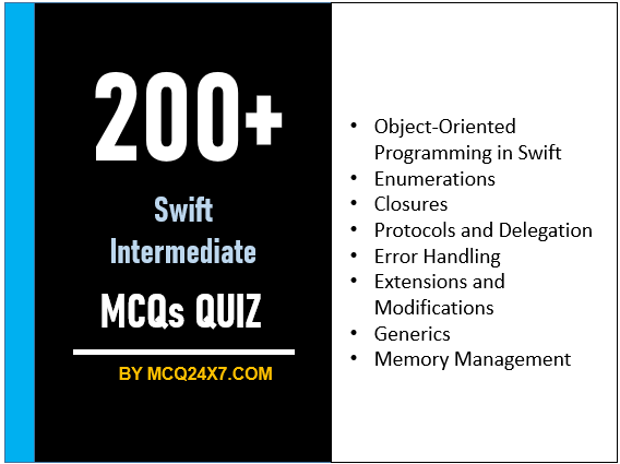 Swift Intermediate MCQs