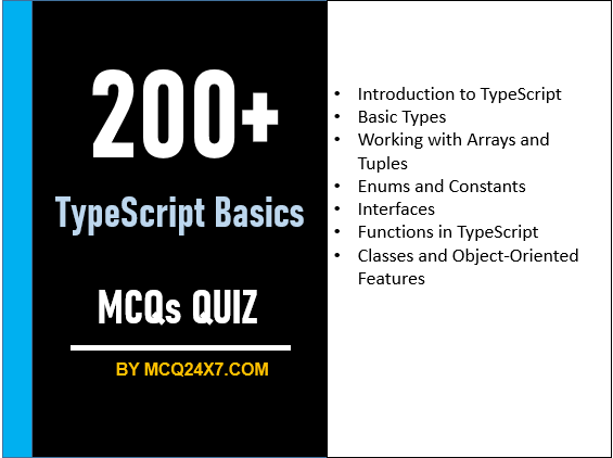 TypeScript Basics MCQs