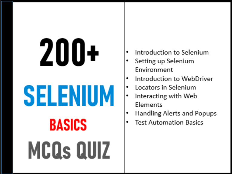selenium basic mcqs